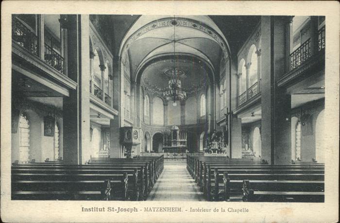 Matzenheim Institut St-Joseph Chapelle