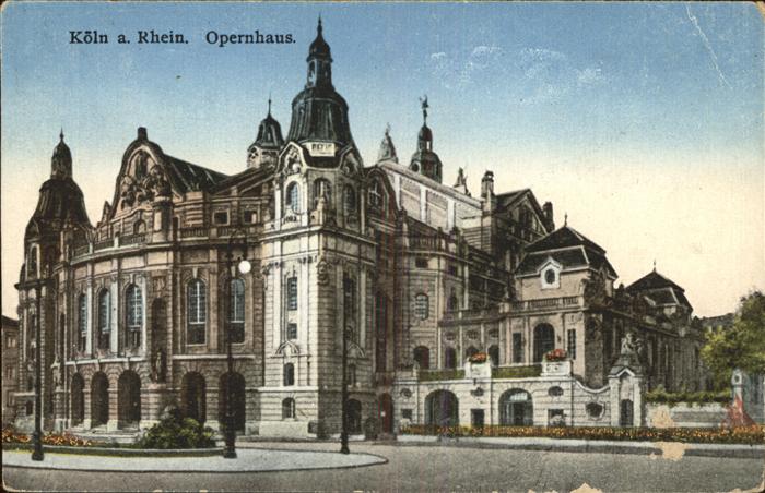 Opergebaeude Köln am Rhein Opernhaus