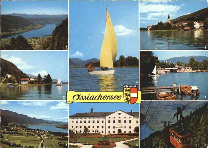 Segelboote Seilbahn Ossiachersee Kärnten Ossiach