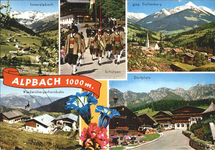 Sessellift Wiedersbergerhornbahn Alpbach Dorfplatz