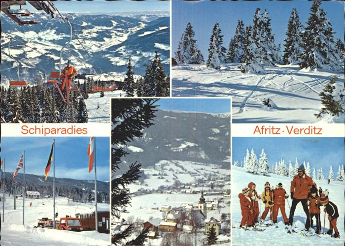 Skifahren Sessellift Afritz-Verditz