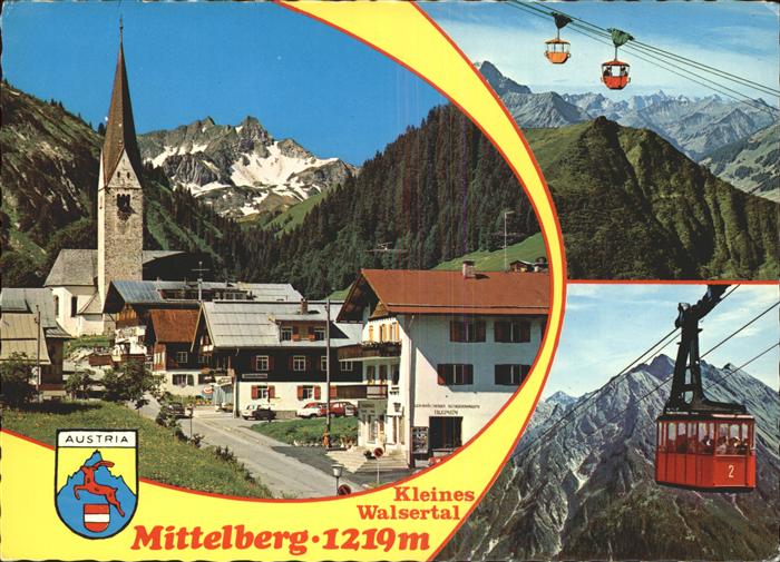 Seilbahn Mittelberg Kleines Walsertal