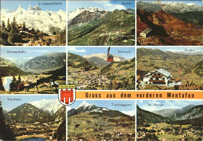 Seilbahn Grabs St. Anton Vandans Schruns