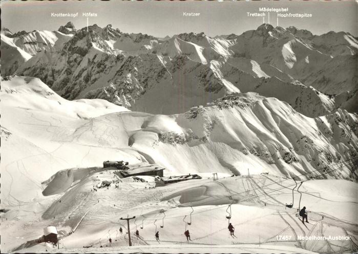 Sessellift Nebelhorn Kratzer Trettach