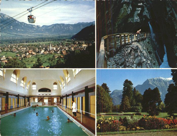 Seilbahn Bad Ragaz Taminaschlucht Thermalschwimm
