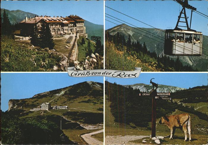 Seilbahn Kuh Rax Schneeberg Ottohaus