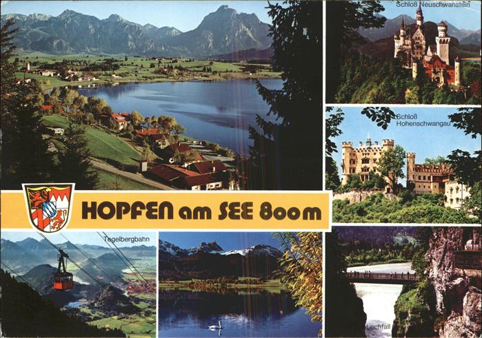 Seilbahn Hopfen am See Schloss Hohenschwangau