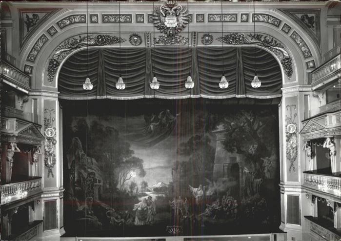 Theatergebaeude Wien Hauptvorhang Die Zauberflöte