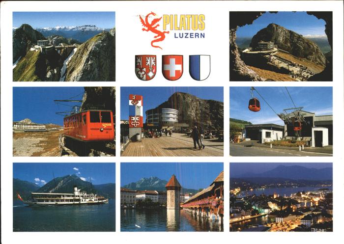 Zahnradbahn Dampfer Seilbahn Pilatus Luzern