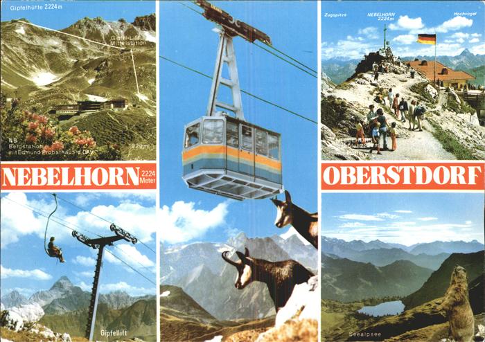 Seilbahn Nebelhorn Sesselllift Oberstdorf Gemsen