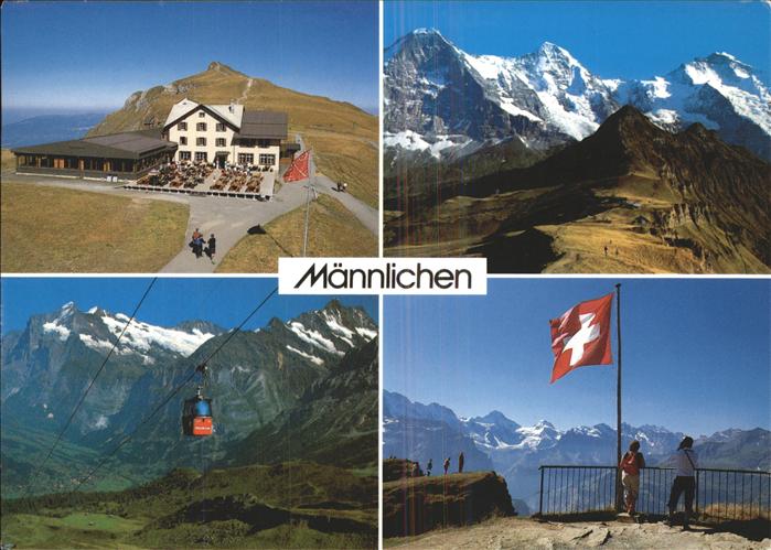 Seilbahn Männlichen Grindelwald Schreckhorn