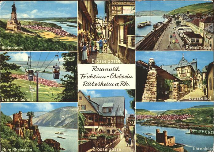 Seilbahn Rüdesheim Rheinstrasse Ehrenfels