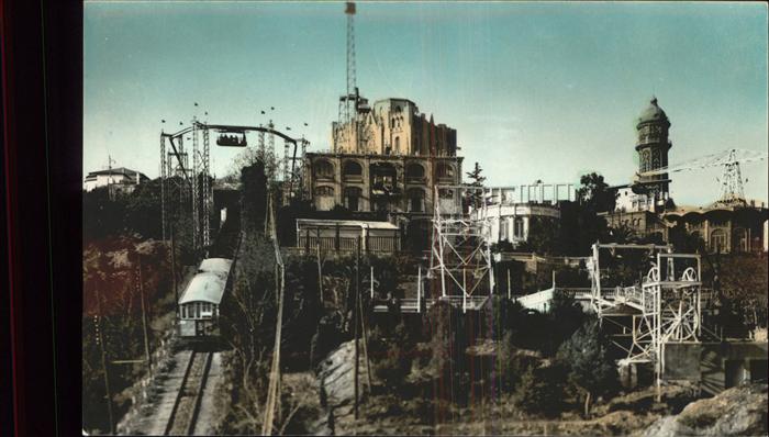 Zahnradbahn El Tibidado Barcelona Spanien