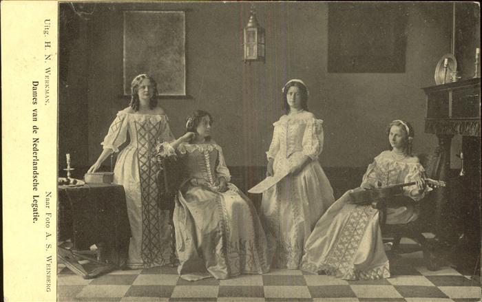 Gitarre Geige Dames van de Nederlandsche Legati