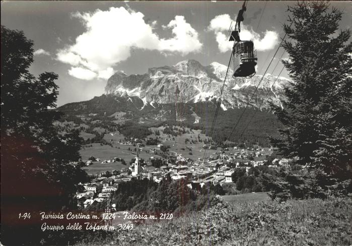 Seilbahn Cortina Faloria Gruppo delle Tofane