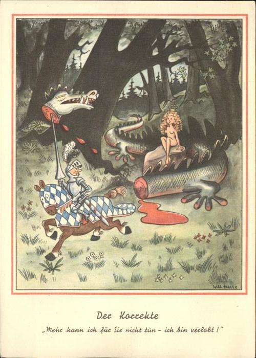Tiere Drachen Ritter Pferd Prinzessin Humor W
