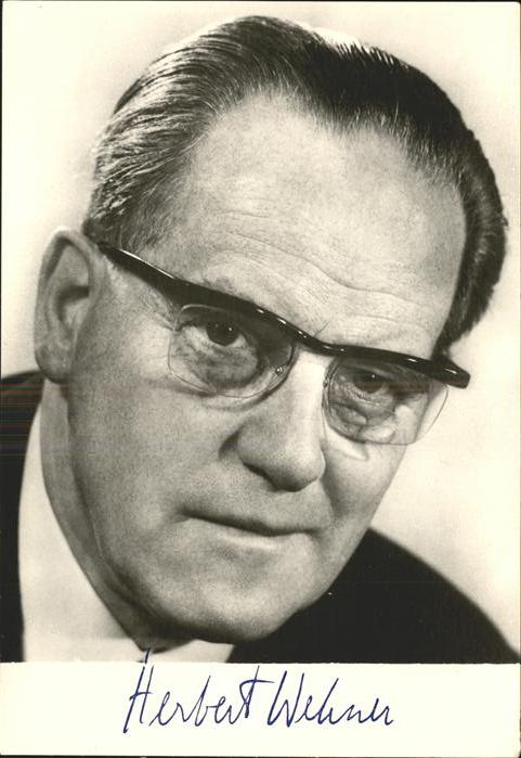 Politiker Herbert Wehner SPD