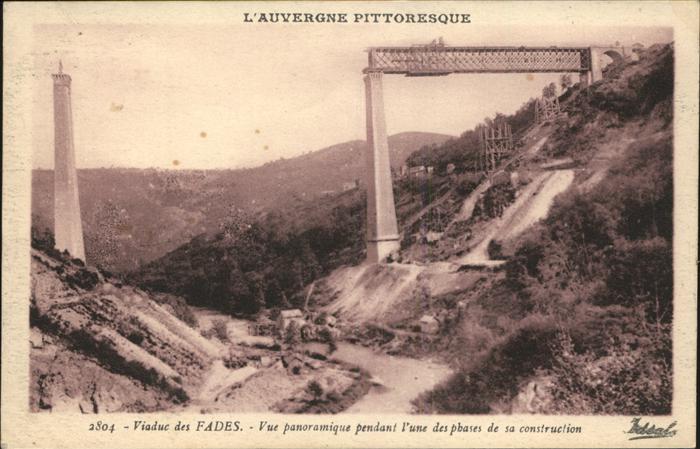 Viadukte Viaduc Viaduc des Fades Construction