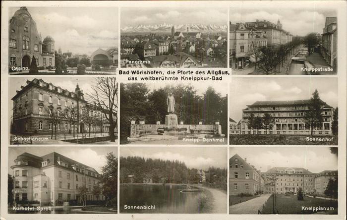 Bad Woerishofen Casino Sebastianeum Kurhotel Sproll Kneipp Denkmal Sonnenbichl K