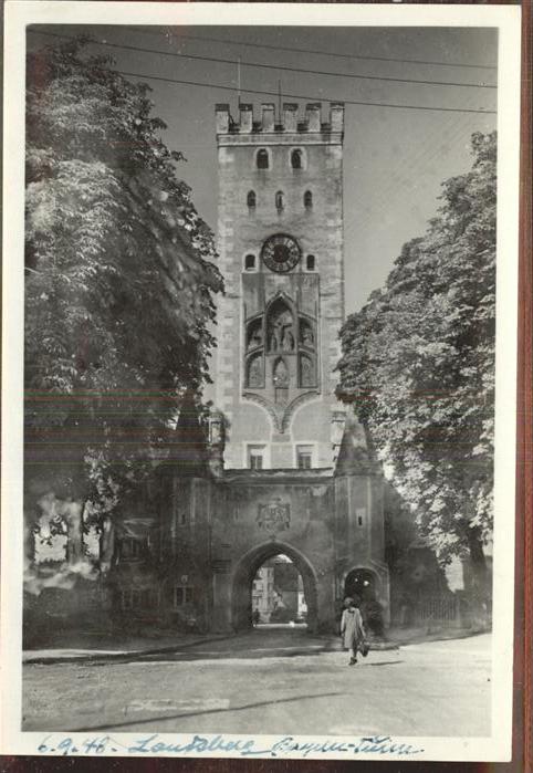 Landsberg Lech Bayern Turm