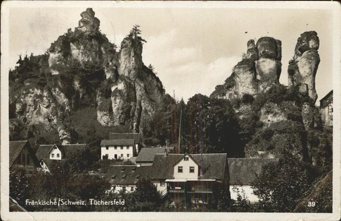Tuechersfeld Teilansicht Fraenkische Schweiz