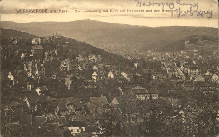 Wernigerode Harz Lindenberg Brocken