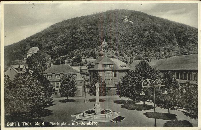 Suhl Thueringer Wald Marktplatz Domberg