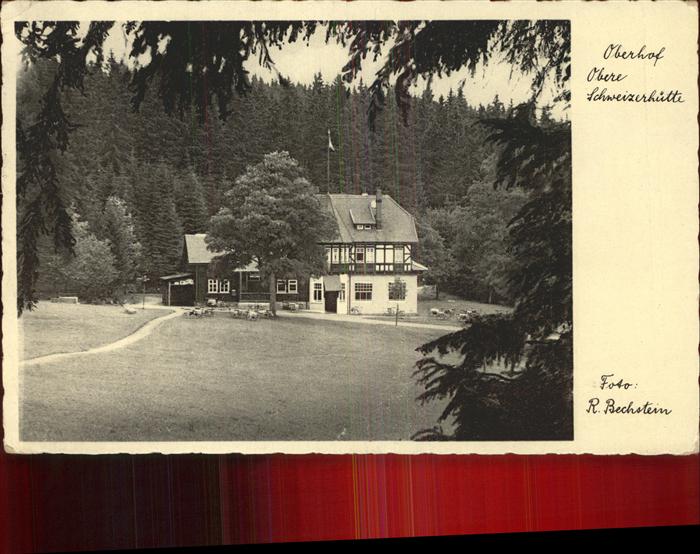 Oberhof Thueringen Obere Schweizerhuette