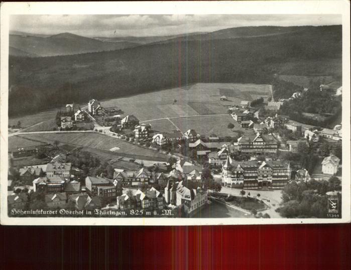 Oberhof Thueringen Luftbild