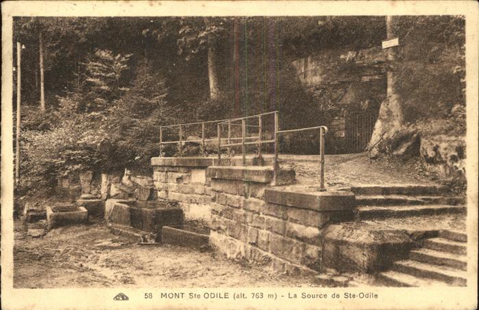 Mont-Sainte-Odile Mont-Ste-Odile La Source de Sainte Odile