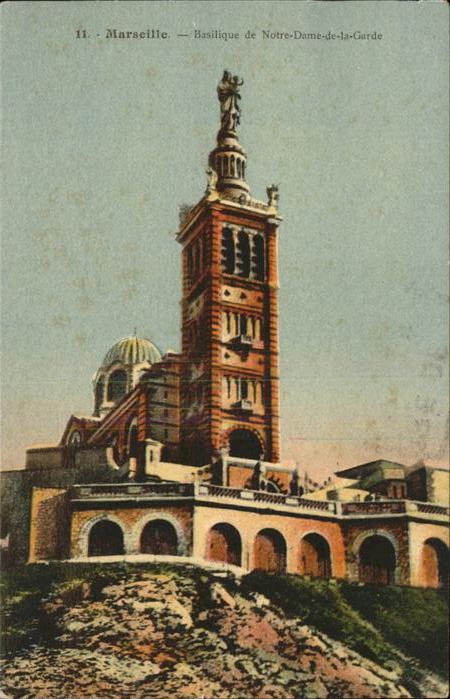 Marseille Bouches-du-Rhone Basilique de Notre Dame de la Garde
