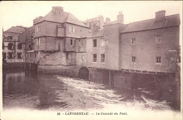 Landerneau Cascade du Pont
