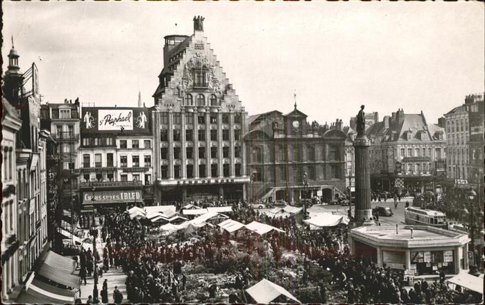 Lille Nord La Grande Place La Deesse et la Grande