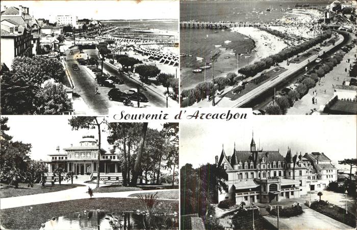 Arcachon Gironde Promenade Plage Casino Mauresque