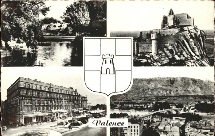 Valence 26 Parc Louvet Ruines de Crussol Place de