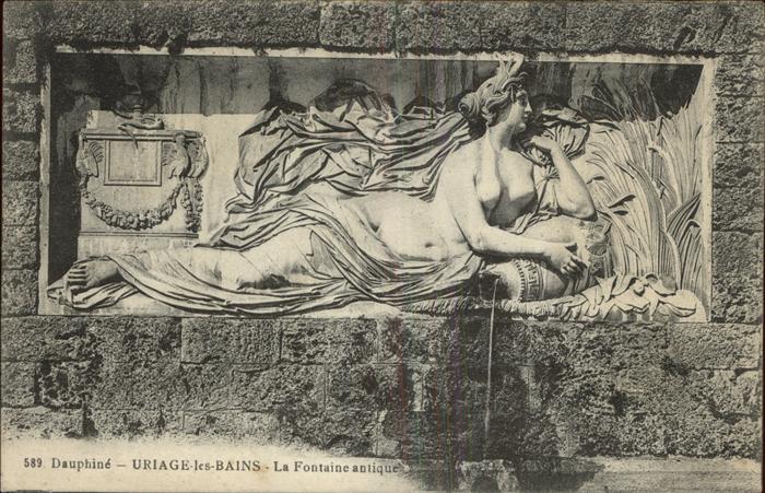 Uriage-les-Bains Isere Fontaine antique