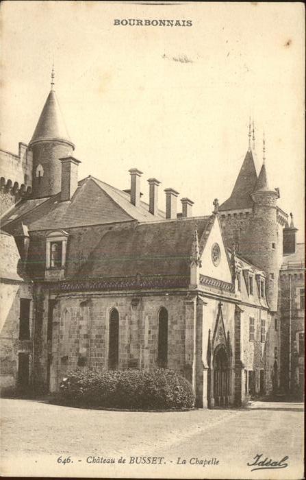 Busset Chateau Chapelle