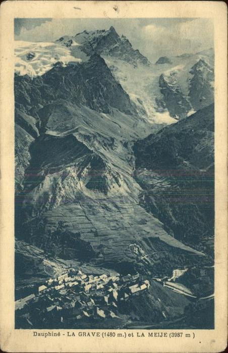 La Grave et La Meije vue panoramique