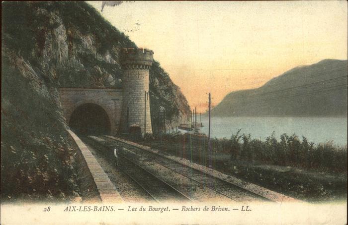 Aix-les-Bains Lac du Bourget Rochers de Brison Chemin