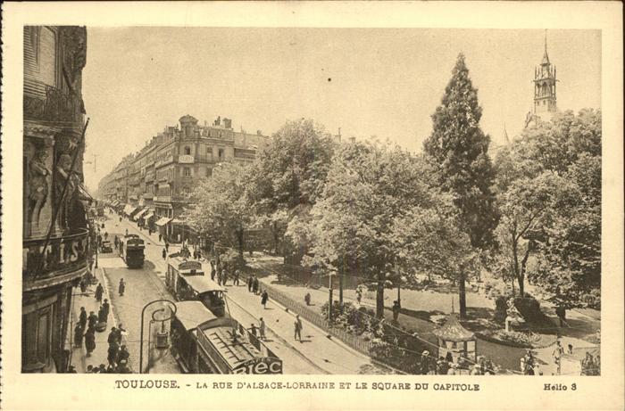 Toulouse Haute-Garonne Rue d_Alsace Lorraine Square du Capitol