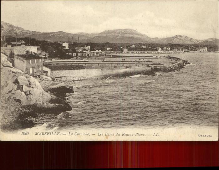 Marseille Bouches-du-Rhone La Corniche Les Bains du Roucas Blanc