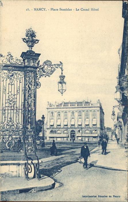 Nancy Lothringen Place Stanislas Grand Hotel