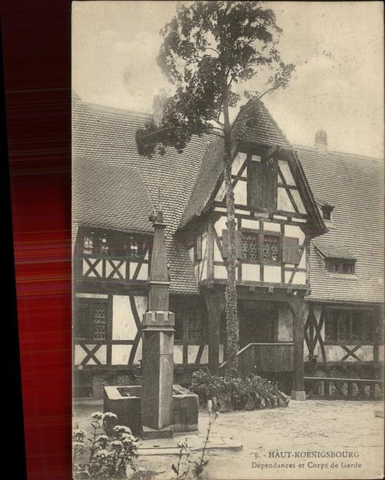 Haut-Koenigsbourg Hohkoenigsburg Chateau Dependance et Corps de Garde