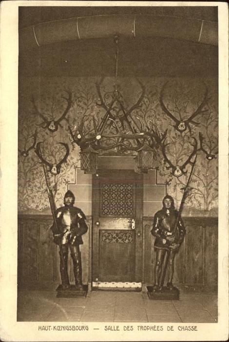 Haut-Koenigsbourg Hohkoenigsburg Chateau Salles de Trophees de Chasse