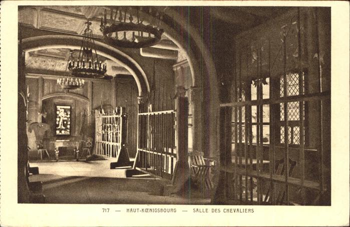 Haut-Koenigsbourg Hohkoenigsburg Chateau Salle des Chevaliers