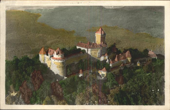 Haut-Koenigsbourg Hohkoenigsburg Vue aerienne