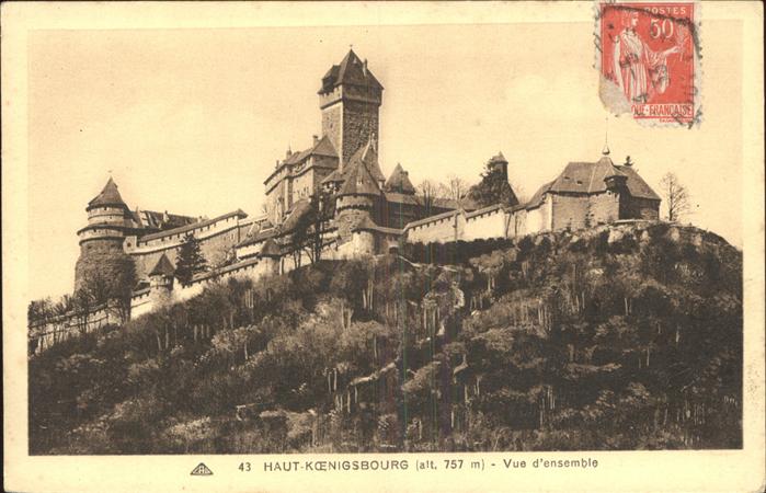 Haut-Koenigsbourg Hohkoenigsburg Chateau vue d_ensemble
