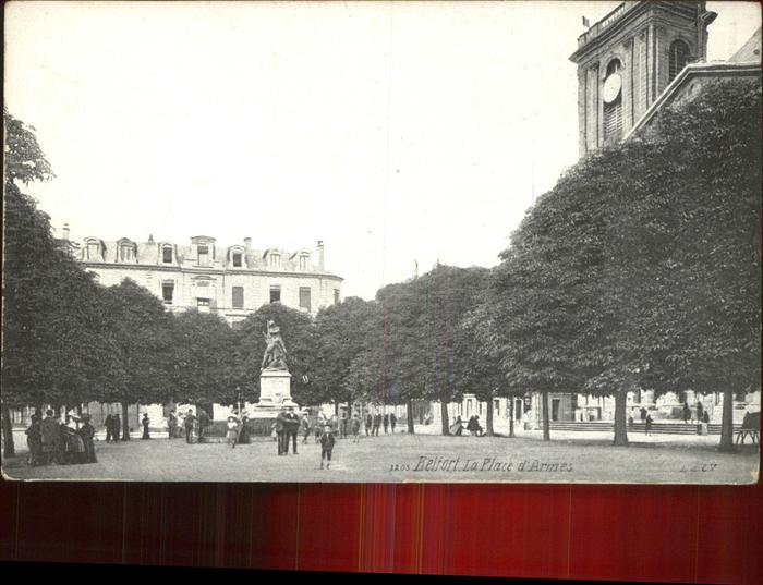 Belfort Alsace Place d_Armes Monument