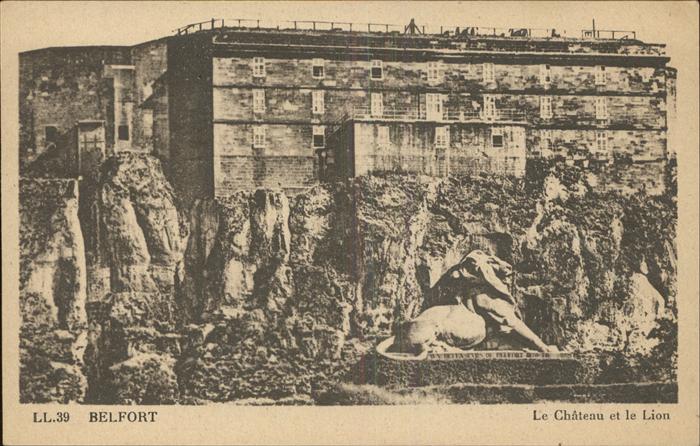 Belfort Alsace Chateau et le Lion