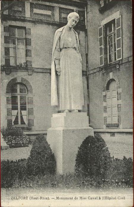 Belfort Alsace Monument de Miss Cawel Hopital Civil